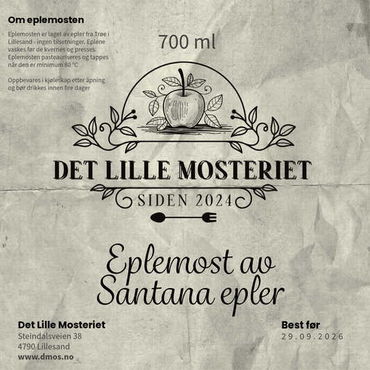 Eplemost - Flaske 700 ml