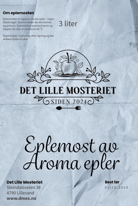 Eplemost - 3 liter