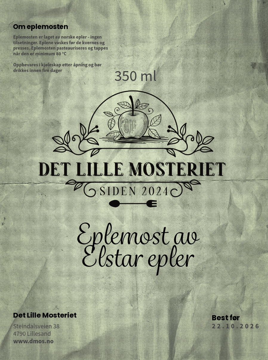 Eplemost - Flaske 350 ml